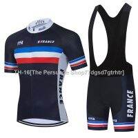 ◄❈ 2023 Team France Cycling Jersey 9D Gel Set MTB Bicycle Clothing Quick Dry Bike Clothes Ropa Ciclismo Mens Short Maillot Culotte