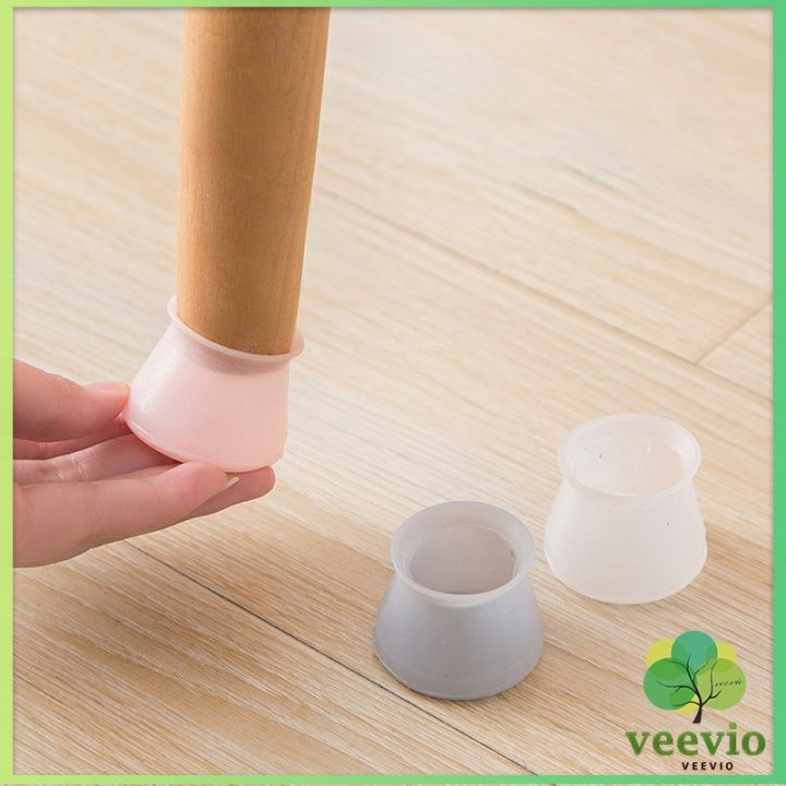 veevio-ปลอกซิลิโคนที่รองขาเก้าอี้-ป้องกันการเคลือนย้ายที่มีสีเสียงดัง-และ-ขุด-ขีดพื้น-ราคาต่อ-แพ็ค-chair-foot-cover