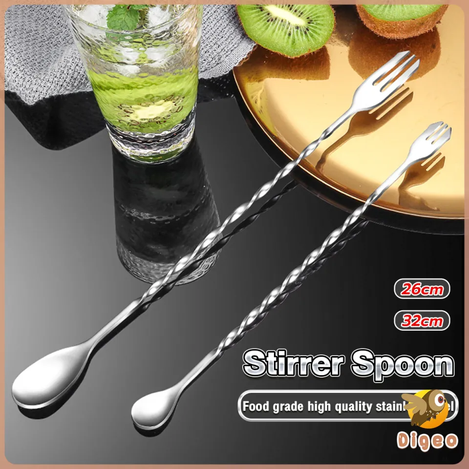 Creative Coffee Milk Tea Stirrers, Stainless Steel Coffee Stirrers