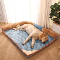 Soft Plush เบาะรองนั่งสำหรับสุนัขขนาดใหญ่ขนาดเล็ก Orthopedic Foam Sleeping Mat แมวทนทานที่ถอดออกได้ Pet Mattress Supplies