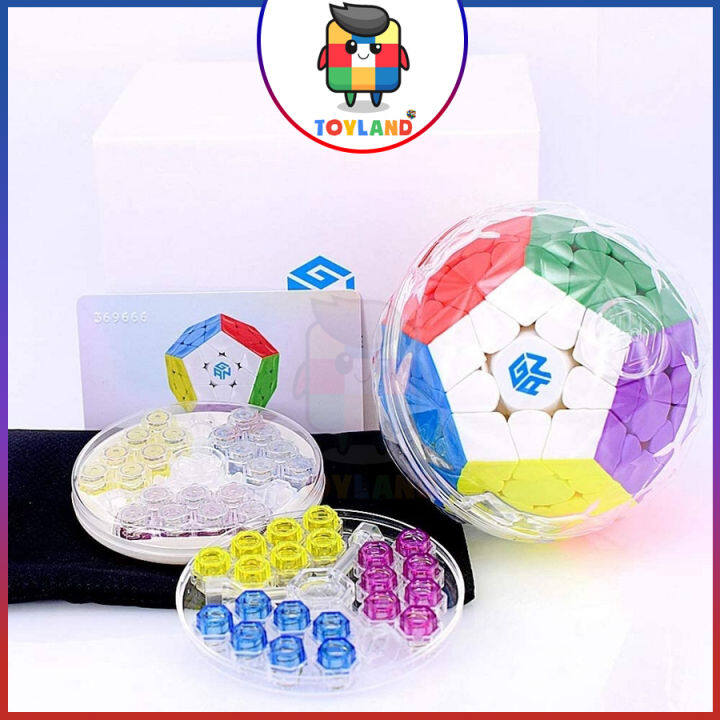 Rubik Megaminx Gan Megaminx M Stickerless Rubic Biến Thể 12 Mặt Không Viền  Đồ Chơi Lắp Ráp Xếp Hình | Lazada.Vn