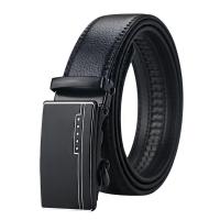 Maikun Belts for Men Automatic Buckle Leather Belt Luxury Men Belt for Business