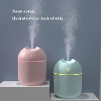 【DT】  hot250ml Air Humidifier Purifier Car Usb Aromatherapy Diffuser Nano Spray Water Mist Fogger Led Night Lamp Home Car Purifier