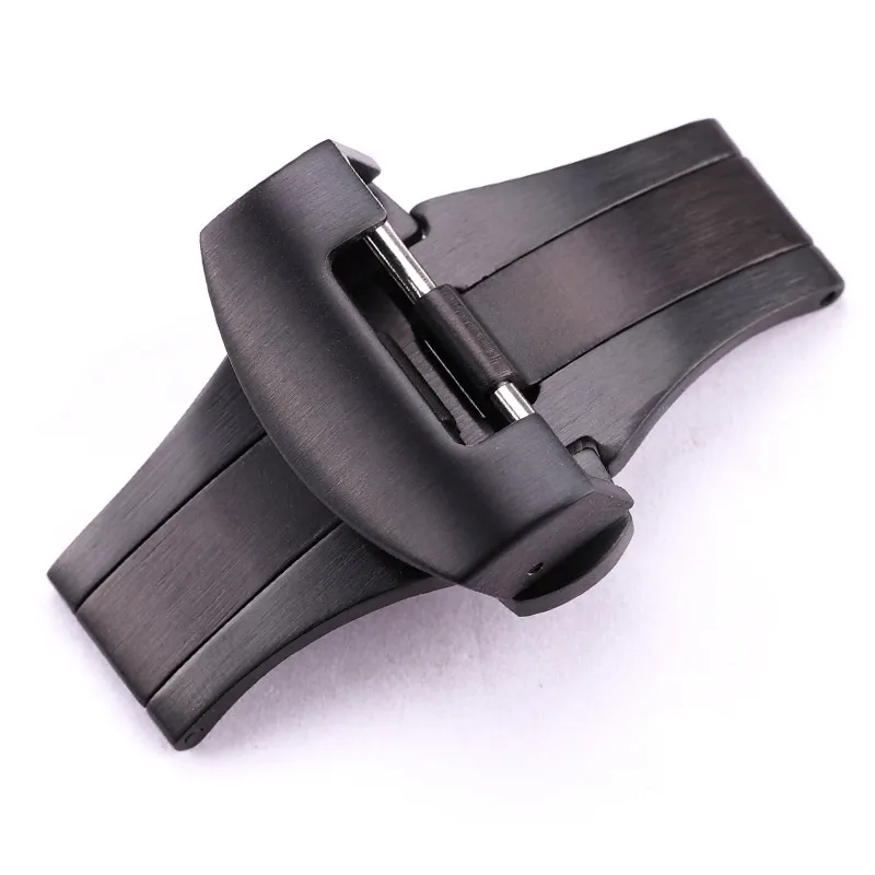 New 22mm 24mm Watch Accessories Stainless Steel Pin Buckle Double