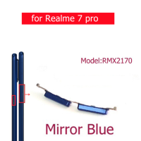 ปุ่มปรับระดับเสียงสำหรับ Realme 7 Pro สวิตช์คีย์ด้านข้างปุ่มขึ้นลงเปลี่ยนอะไหล่ซ่อม