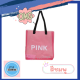 กระเป๋าถือหูหิ้ว กระเป๋าสะพายไหล่ กระเป๋า Shopping  สีชมพูใส โปร่งแสง NO. BAG 003 PINK  สีสันน่ารัก หวานๆ
