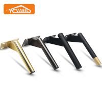 4pcs Metal Furniture Legs 15/18cm Nordic Iron Sofa Feet for Dresser Bathroom Cabinet Tv Frame Bed Coffee Table Legs Black Gold Furniture Protectors Re