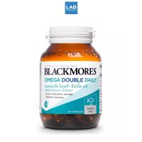 Blackmores Omega Double Daily 60 capsules แบลคมอร์ส โอเมก้า ดับเบิ้ล เดลี ผลิตภัณฑ์เสริมอาหาร น้ำมันปลาเข้มข้น ให้โอเมก้า-3 สูง ไร้กลิ่นคาว