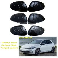 For Golf 8 2020 2021 2022 Car Side Rearview Mirror Cover Sport Style Door Mirror Cover