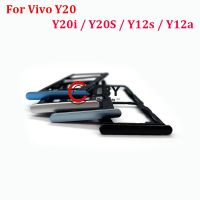 For Vivo Y20 / Y20i / Y20S / Y12s / Y12a Sim Card Reader Holder Sim Card Tray Holder Slot Adapter Replacement parts USB Hubs