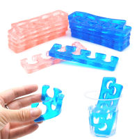 24 Pcs Soft Silicone Fingers Separators Flexible UV Gel Polish Nail Art Toes Separators Stretcher Beauty Manicure Pedicure Tools