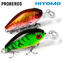 PROBEROS 1ชิ้นเลเซอร์ดำน้ำมินิ Crankbait ล่อ4.5เซนติเมตร3.5กรัมฮาร์ดเหยื่อตกปลาเหยื่อหล่อเบสหอกตกปลารอก DHC008