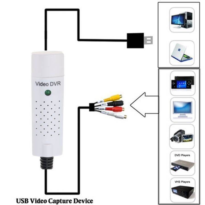 kebidumei-usb-video-capture-device-usb-2-0-to-rca-cable-adapter-video-tv-dvd-vhs-dvr-capture-adapter-support-win10-newest