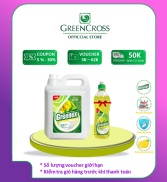 NƯỚC RỬA CHÉN GREENEX CAN 5 LÍT HƯƠNG CHANH TƯƠI