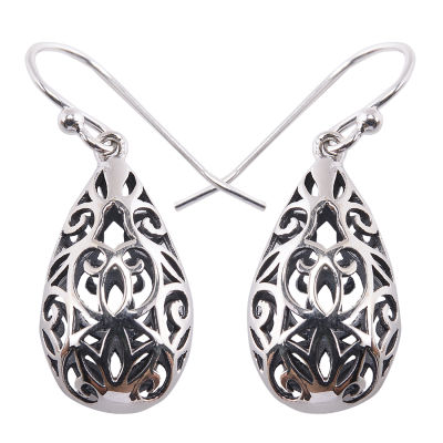 Thai design earrings bag sterling silver 925 ลวดลายไทย น่ารักกระเป๋าลวดลายไทยตำหูเงินสเตอรลิงซิลเวอรสวยของฝากที่มีคุณค่า ของขวัญชาวต่างชาติชอบมาก