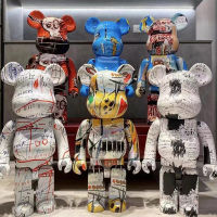 จุด Bearbrick 1000 หมีคูเปอร์ริก 积木熊 หมีความรุนแรง Van Gogh สาดหมึก เล่นน้ำ ของขวัญ ตัวเลข ตุ๊กตา ห้องนั่งเล่น ของตกแต่ง ของเล่น