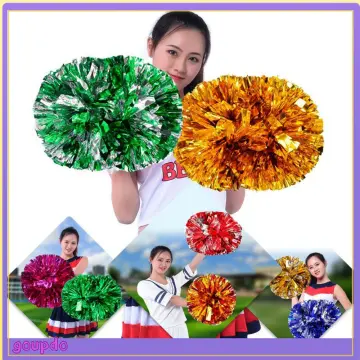 Hot saling 1pcs Cheerleading Pom Poms Aerobics Show Dance Hand