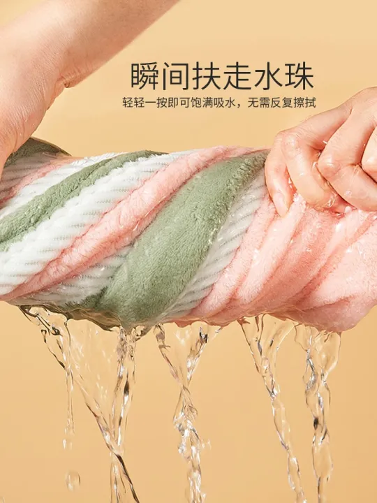 muji-high-quality-thickening-dry-hair-cap-womens-2023-new-thickened-womens-water-absorbing-double-layer-hat-free-blowing-headscarf-shampoo-and-wipe-hair-super-speed