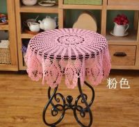 83cm Vintage Crocheted Tablecloth Handmade Crochet Coasters Cotton Lace Placemat Dinning table cloth Wedding Decoration