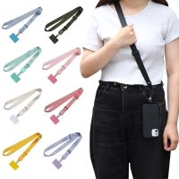 Adjustable Phone Strap DIY Mobile Rope Anti-Lost Neck Straps Crossbody Nylon Lanyard Soft Cell Phone Hanging Cord for Mobile