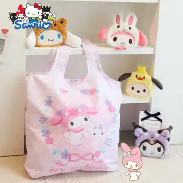 Wholesale Plush Toys My Melody Cinnamoroll Kurumi Sanrio Kawaii Plush Bag  Cartoon Cute Plushies Handbag Shoulder Bag Messenger Bag From m.