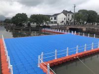 Support customization Water buoy floating platform plastic floating barrel sea pontoon motorboat berth floating pier factory direct sales