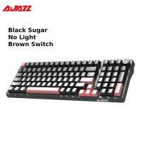 Ajazz คีย์บอร์ดแบบกลไก AK992 99ปุ่มบลูทูธคีย์บอร์ดเกมไร้สา RGB แสงไฟสีเต็มรูปแบบ3การเชื่อมต่อสำหรับแล็ปท็อป PC