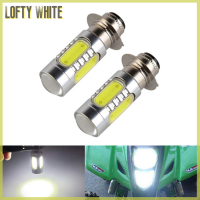 Lofty หลอดไฟ LED สีขาว1ชิ้น PX15D Moto P15D ไฟหน้ารถจักรยานยนต์ Hi-Lo Beam รถสกู๊ตเตอร์จักรยานยนต์