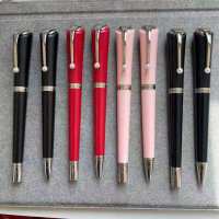 2021 New MB Pen Red Pink Black gold pearl clip Muse Marilyn Monroe rolller ballpoint Pens korean stationery pen