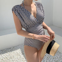 2021 Women Swimsuit Push Up y Swimwear Korean Style Bathing Suit Vintage Plaid Beach Wear Maillot De Bain Femme