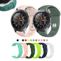 ▼▤◑ สายคล้องคอซิลิโคนอ่อนสำหรับ Samsung Galaxy Watch 42mm 46mm