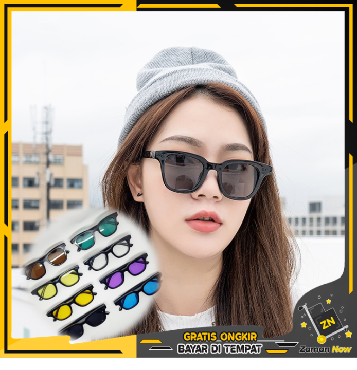 Zaman Now - Kacamata Lensa Warna-Warni [BINGKAI SEDIKIT TERGORES