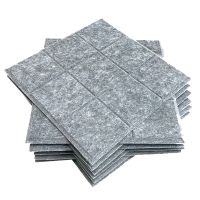 12Pcs Absorption Panel 12 x 12 x 0.4 Inch Acoustic Soundproof Insulation Panel Beveled Edge Tiles for Acoustic Treatment