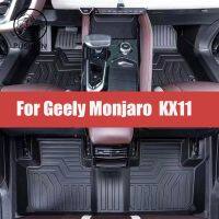 สำหรับ Geely Monjaro แผ่นปูพื้นกันลื่นกันน้ำสำหรับรถยนต์แผ่นปุ่มแอร์แต่งรถปูพื้นแบบพิเศษที่ล้อมรอบอย่างเต็มที่ (WWWWWQH222พรมปูพื้นรถยนต์)