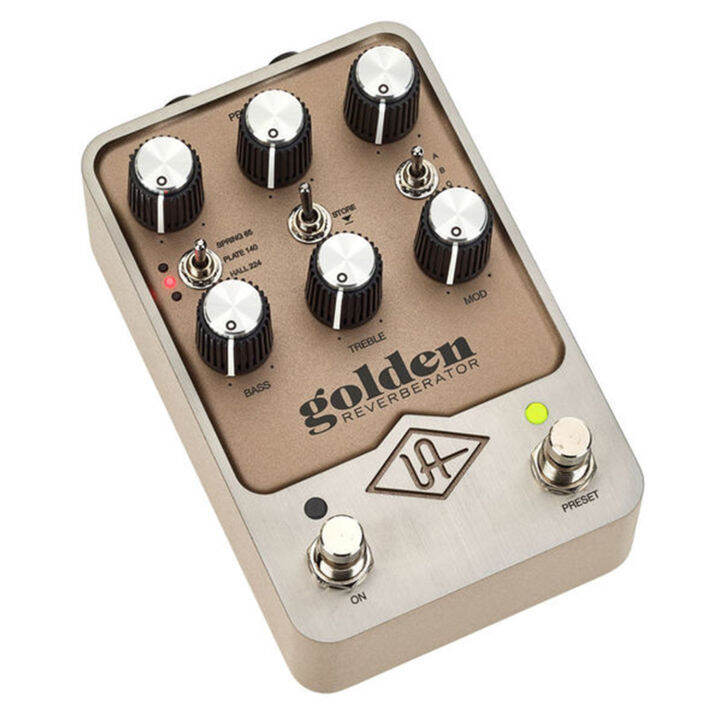 universal-audio-golden-reverberator-เอฟเฟคกีตาร์-เสียง-reverb-เลือกได้-3-แบบ-spring-plate-และ-digital-hall-จำลองเสียงด้วยระบบ-uad-dsp