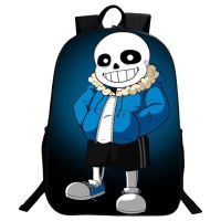 กระเป๋าเป้สะพายหลังกระเป๋านักเรียน Undertale Sans Papyrus