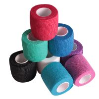 Sport Protection Self Adhesive Elastic Bandage Color Non-woven Fabric Athletic Wrap Tape Knee Finger Ankle Palm Shoulder Aid Kit