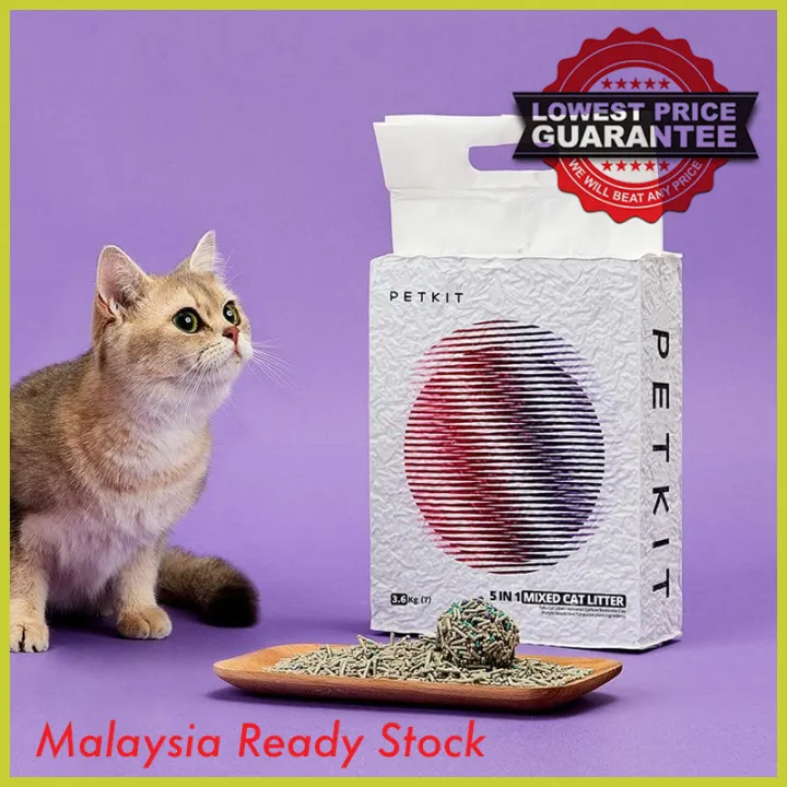 PETKIT 5In1 Active Carbon Mixed Tofu Litter 7L, 3.6kg for PETKIT Pura