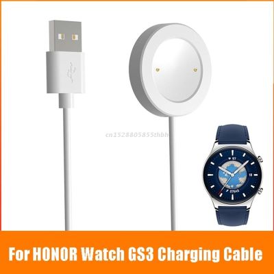 ✧ Ładowarka zasilacza przenośna podstawa stojaka kabel ładujący USB kompatybilny z zegarem Honor GS3 Smart Watch zabezpieczenie przed przeciążeniem