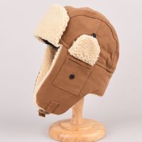 Winter Bomber Hats With Goggles Trapper Pilot Hat Men Women Trapper Pilot Hat Windproof Earflap Ski Cap Russian Ushanka Caps