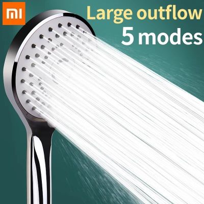Xiaomi Bathroom Pressurized Hand Shower Package Accessories Shower Nozzle Large Water Output 5 Models Universal Adaptation Save Showerheads