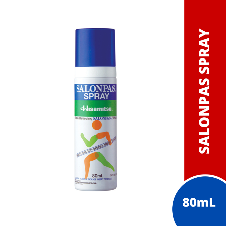 Salonpas Spray for Pain Relief (80ml) | Lazada