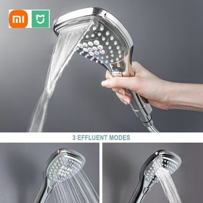 Xiaomi Youpin Waterfall 3 Function Hand Held Shower Head High Pressure Rain Shower Set Bathroom Water Saving Handheld Shower Showerheads