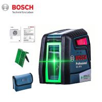 ระดับเลเซอร์ BOSCH GLL 30G ความแม่นยำสูงเลเซอร์เส้นตัด2บรรทัดระดับเลเซอร์แนวตั้งสีเขียวในแนวนอนขอบข่ายการทำงาน10เมตร