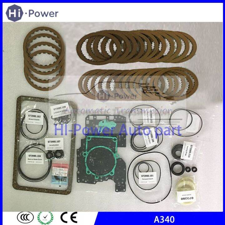A340 A340E A340F Automatic Transmission Overhaul Kit + Friction Plate