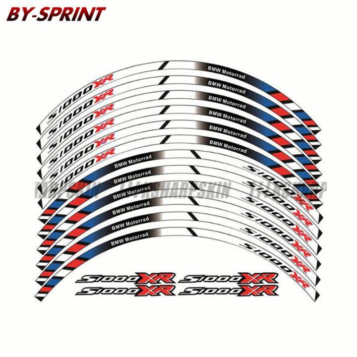 รถจักรยานยนต์สำหรับ-bmw-s1000xr-s1000-xr-17-12-x-หนาขอบด้านนอกริมสติ๊กเกอร์ลายล้อสติ๊กเกอร์สะท้อนแสง