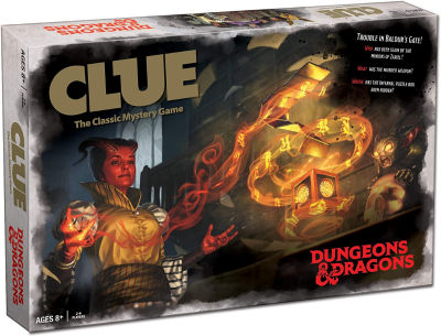 USAOPOLY Clue Dungeons &amp; Dragons | Collectible Dungeons and Dragons Clue Game (2019 Version) | Officially Licensed D&amp;D Board Game