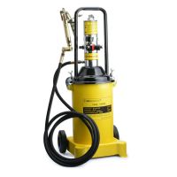 【YD】 Pressure Oiler 12L Pneumatic Machine Grease Gun With 4 Tube Filling