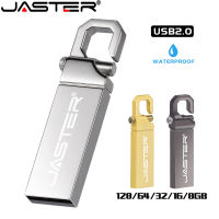 ไดร์ฟปากกา Jaster 64GB แฟลชไดรฟ์2.0 USB สีดำโลหะสำหรับหน่วยความจำโลโก้ที่กำหนดเองฟรี16GB ของขวัญทางธุรกิจสำหรับแล็ปท็อป