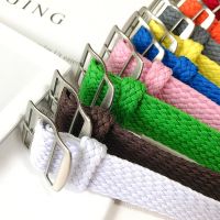 16mm 18mm 20mm 22mm Nylon Canvas Band Strap Watchband Men Women Woven Bracelet Accessories for Perlon Straps Straps